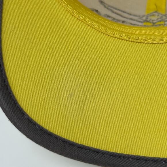 Invicta Tour de Tonka Hat Baseball Cap Cycling Cycler Bicycle Strapback Yellow - Picture 6 of 10